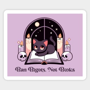 ban bigots not books Magnet